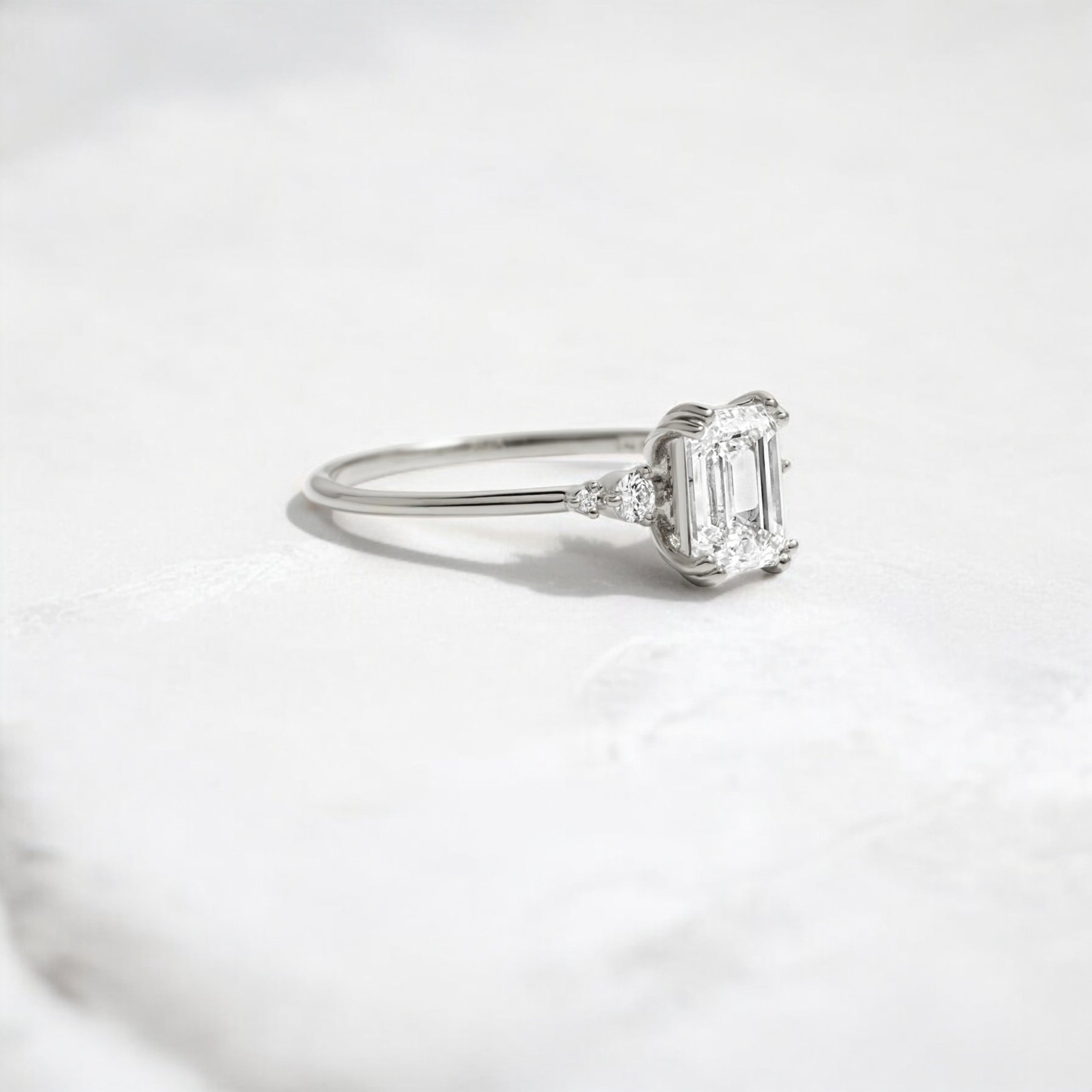 handmade-cluster-emerald-double-prong-moissanite-engagement-ring-1-01-platinum-gemfora-2