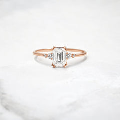 handmade-cluster-emerald-double-prong-moissanite-engagement-ring-1-01-rose-gold-gemfora-1