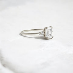 handmade-cluster-emerald-double-prong-moissanite-engagement-ring-1-01-white-gold-gemfora-2