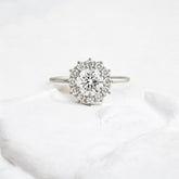 handmade-round-cut-1-ct-moissanite-sunflower-halo-engagement-ring-platinum-gemfora