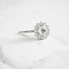 handmade-round-cut-1-ct-moissanite-sunflower-halo-engagement-ring-platinum-gemfora