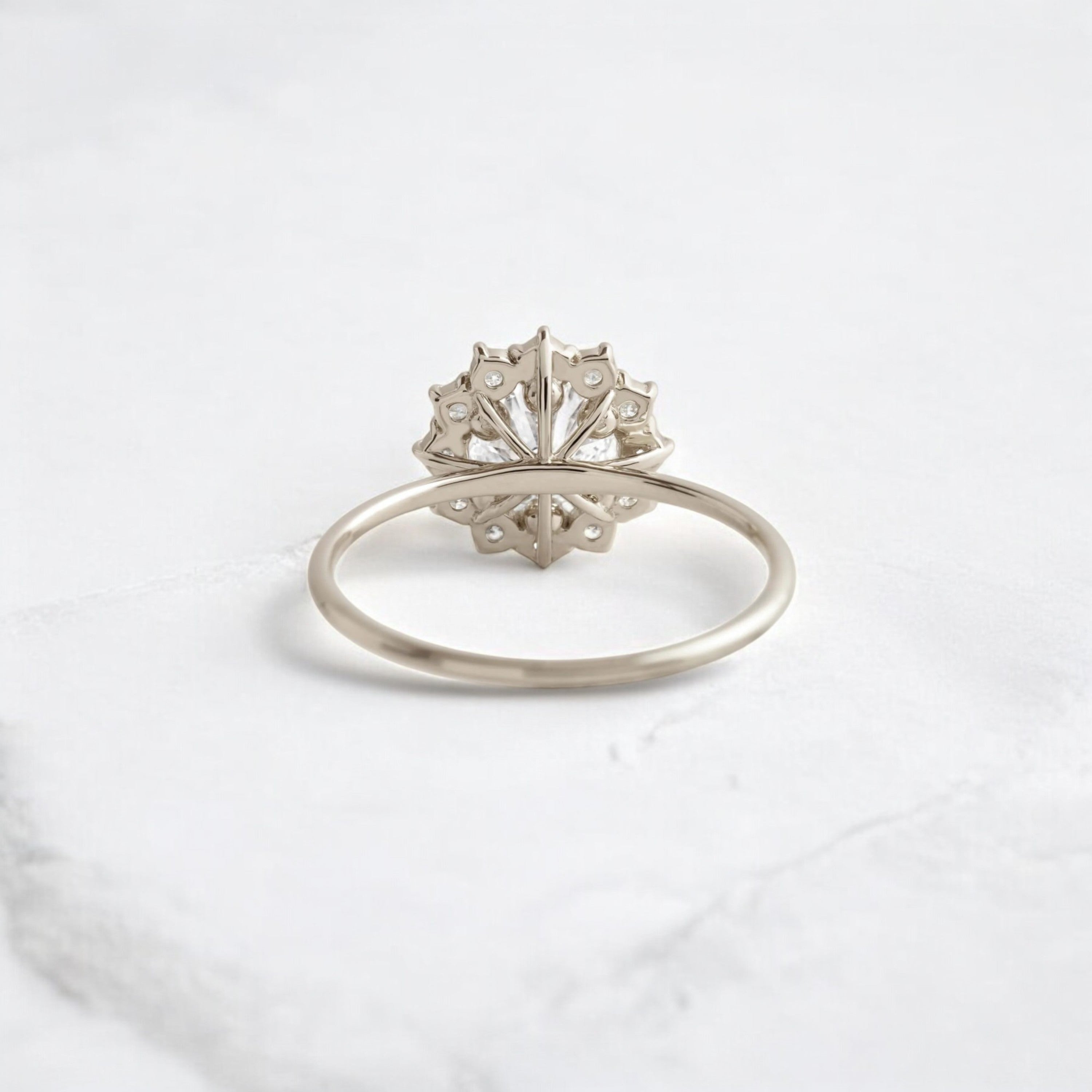 handmade-round-cut-1-ct-moissanite-sunflower-halo-engagement-ring-white-gold-gemfora