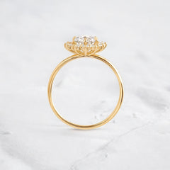 handmade-round-cut-1-ct-moissanite-sunflower-halo-engagement-ring-yellow-gold-gemfora