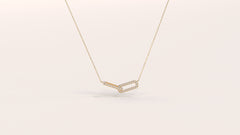 Infinity Interlinked Moissanite Diamond Circle Necklace for Women