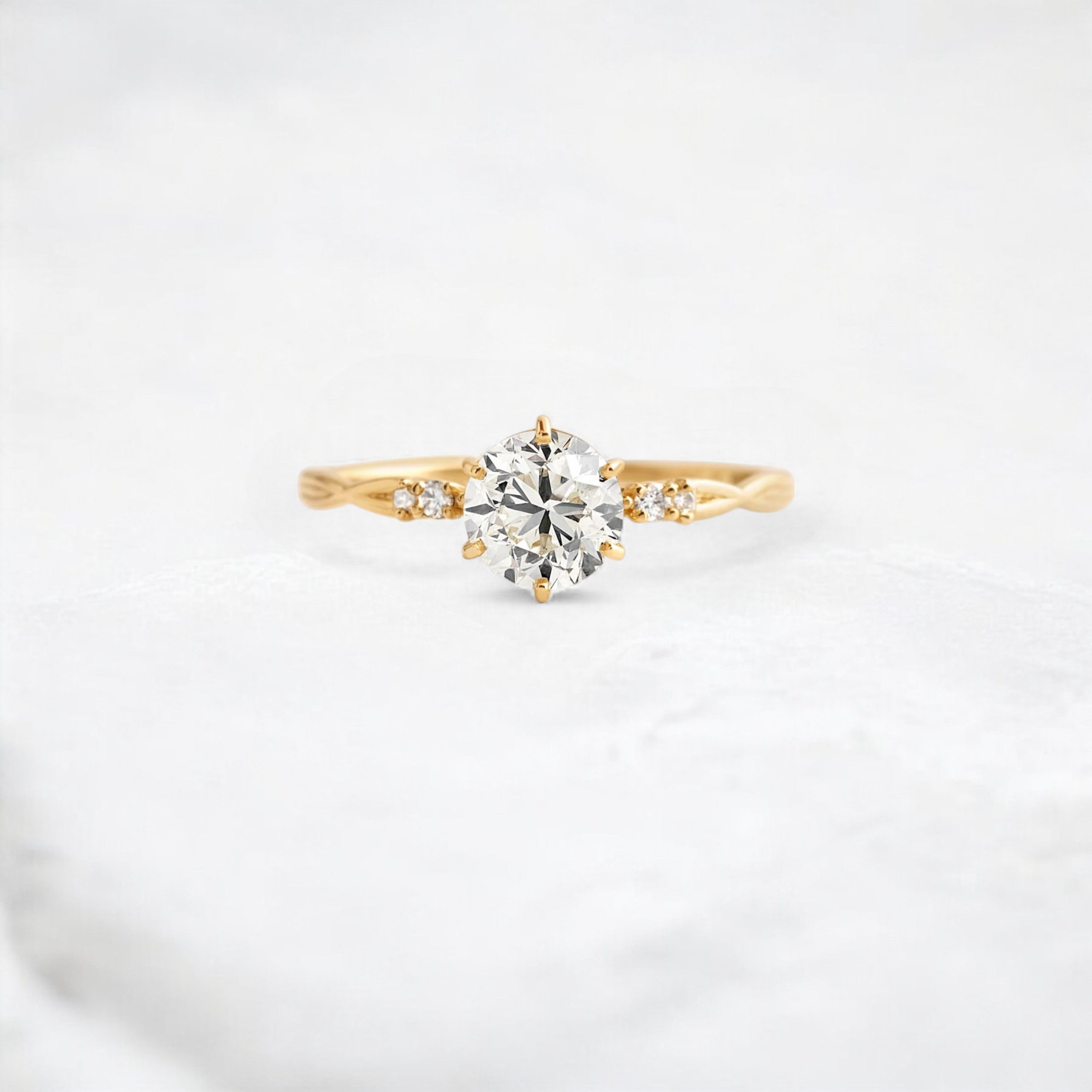 infinite-shine-round-curved-love-moissanite-engagement-ring-0-9-ct-yellow-gold-gemfora-1