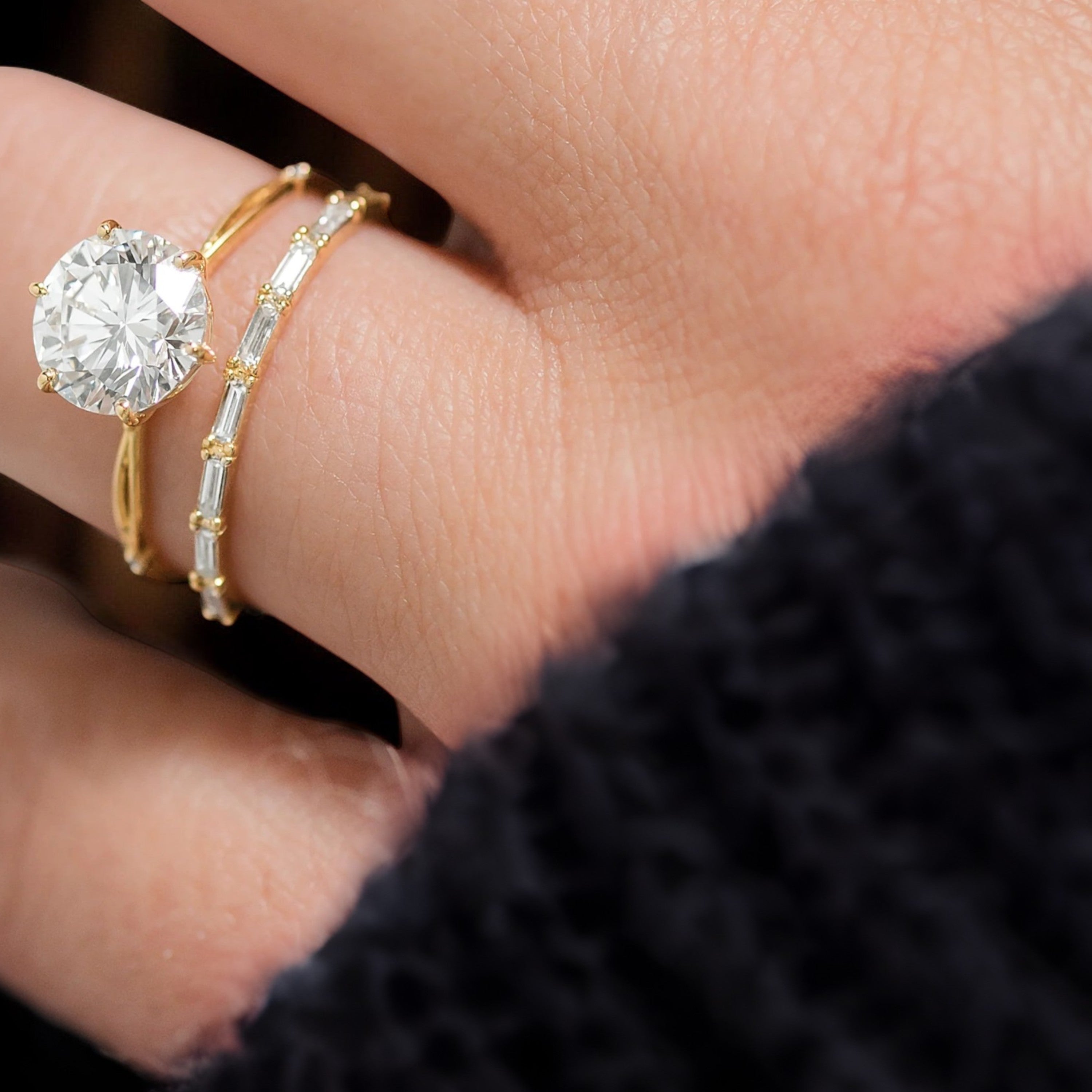 infinity-glow-round-moissanite-engagement-eternal-pave-ring-model-gemfora-1