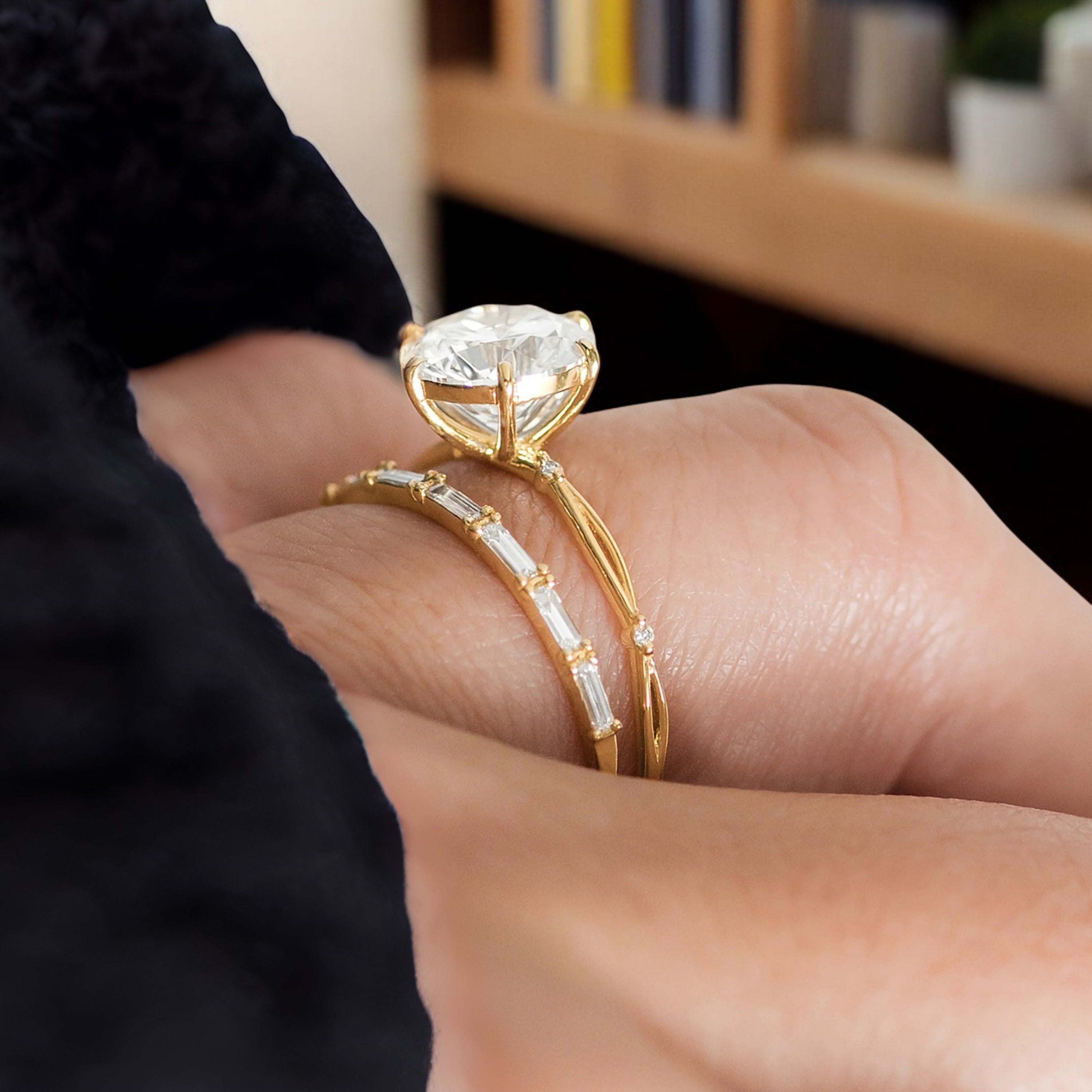 infinity-glow-round-moissanite-engagement-eternal-pave-ring-model-gemfora-3