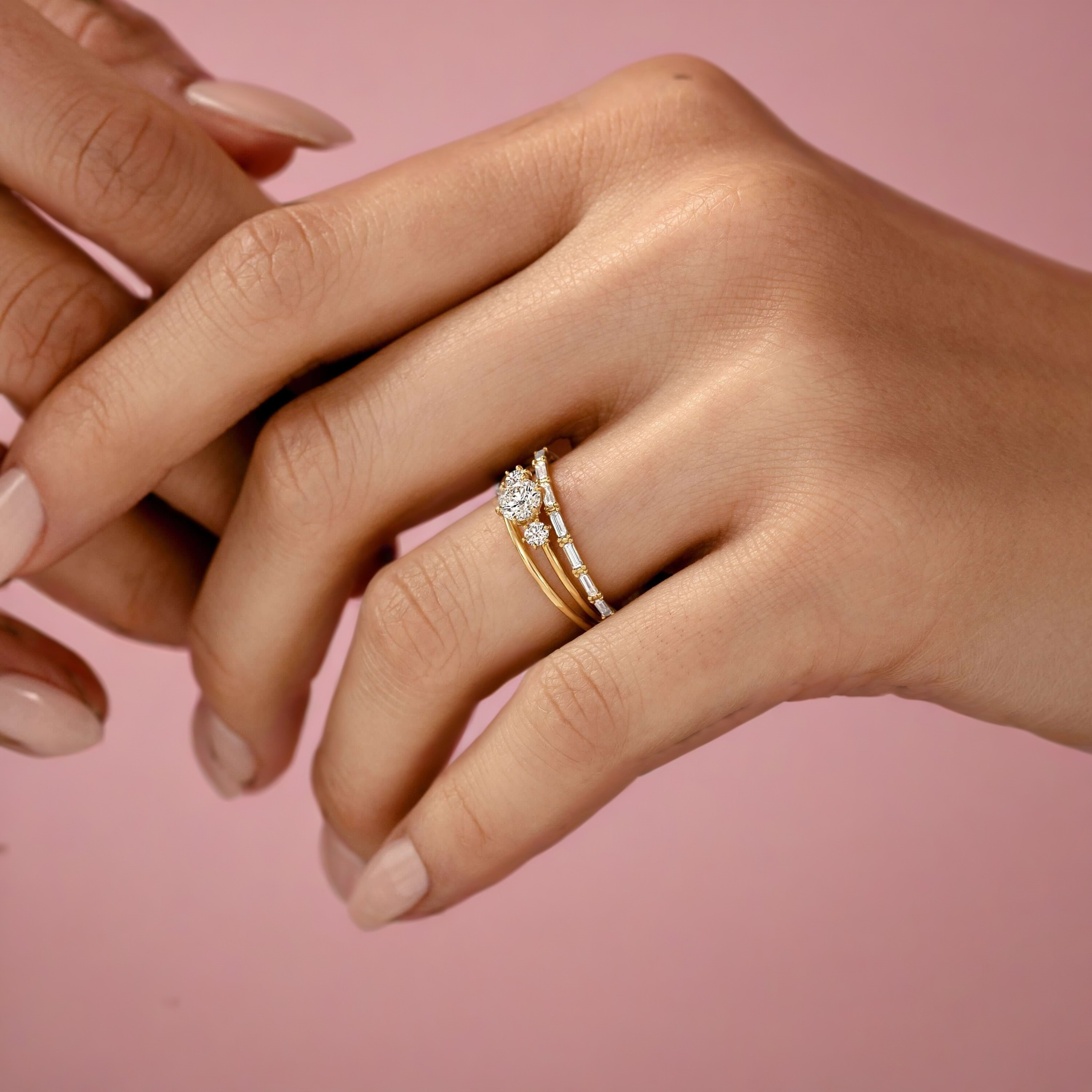 luna-light-round-sparkle-moissanite-engagement-ring-model-yellow-gold-gemfora-4