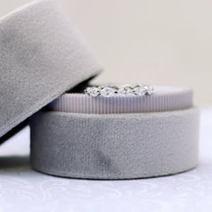 Marquis Cut Moissanite Full Eternity Wedding Band
