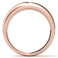 7mm Princess Cut Channel Set Moissanite Five Stone Wedding Band