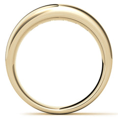 7mm Princess Cut Channel Set Moissanite Five Stone Wedding Band