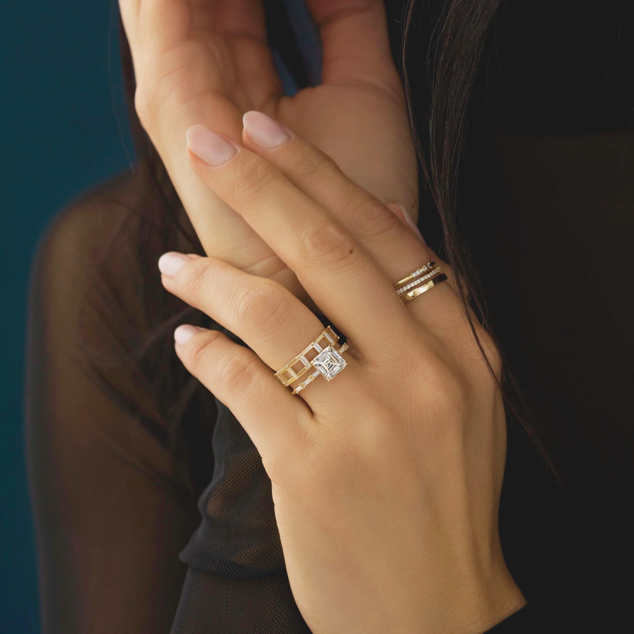 moissanite-asscher-cut-2ct-engagement-ring-with-pave-band-7