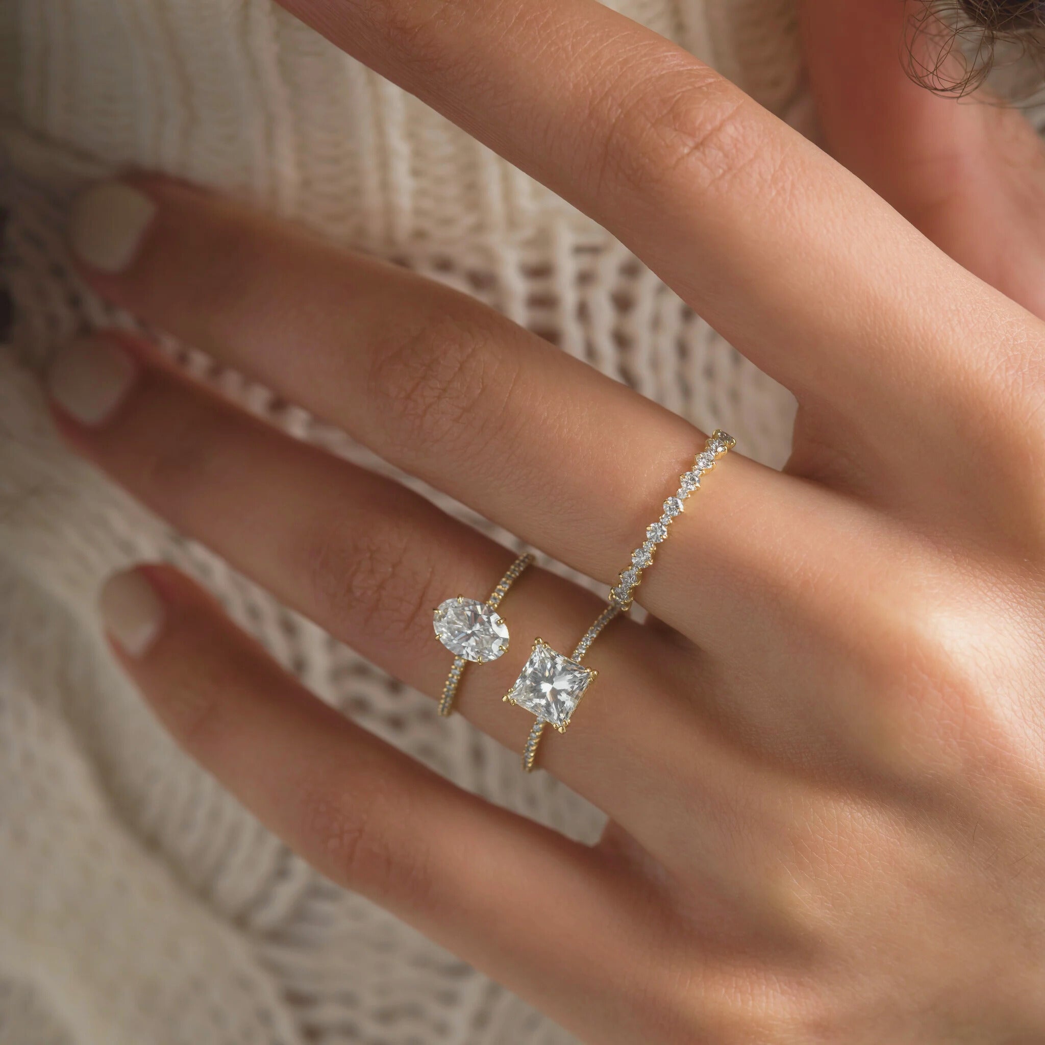 mossinite-diamond-princess-cut-2ct-pave-band-engagement-ring-5