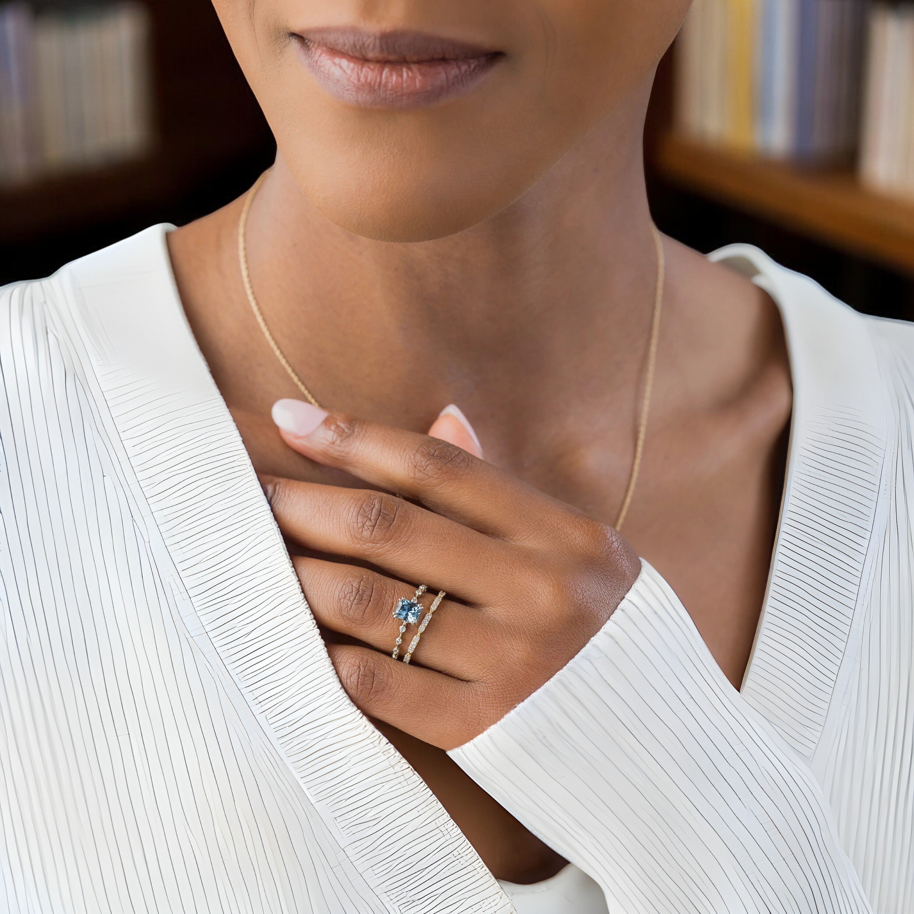 ocean-cristal-emerald-blue-pave-moissanite-engagement-ring-model-gemfora-2