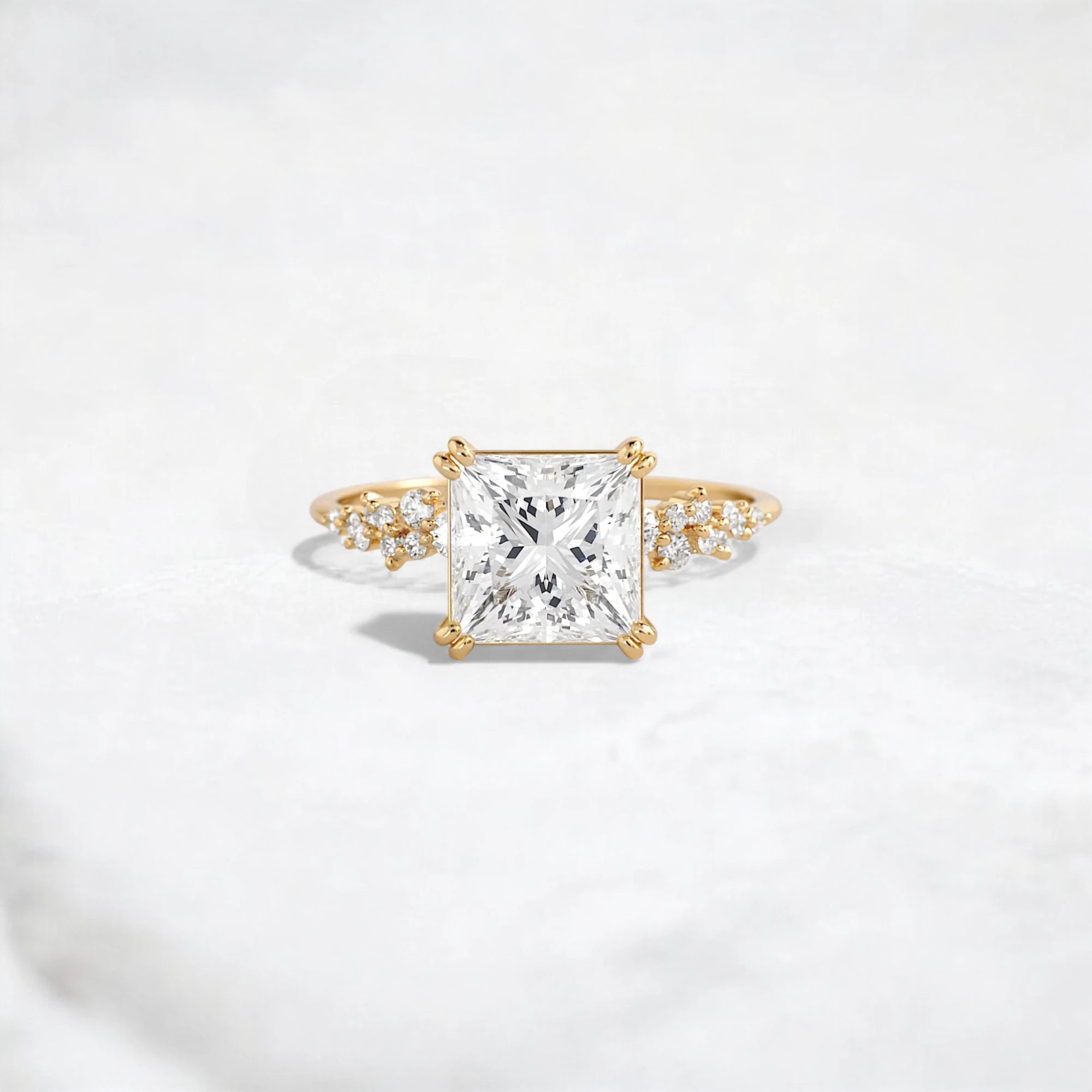 princess-shine-2ct-cluster-diamond-engagement-ring-1