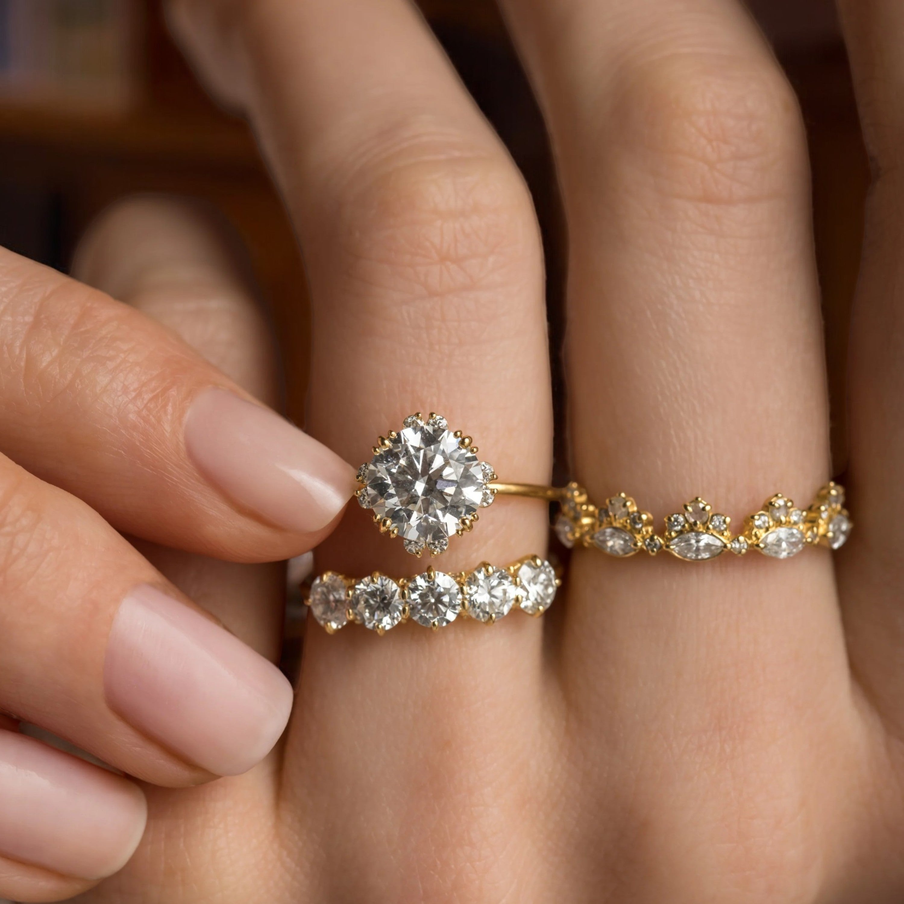 pure-halo-round-brilliant-moissanite-engagement-ring-model-1-ct-yellow-gold-gemfora-1