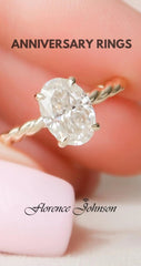 1.50CT Oval Cut Braided Moissanite Diamond Engagement Ring