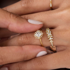 silent-halo-shine-round-moissanite-engagement-ring-model-gemfora-2