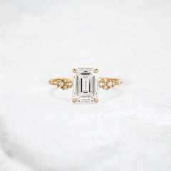 snowvine-crown-emerald-blossom-cluster-moissanite-engagement-ring-2-ct-yellow-gold-gemfora-1