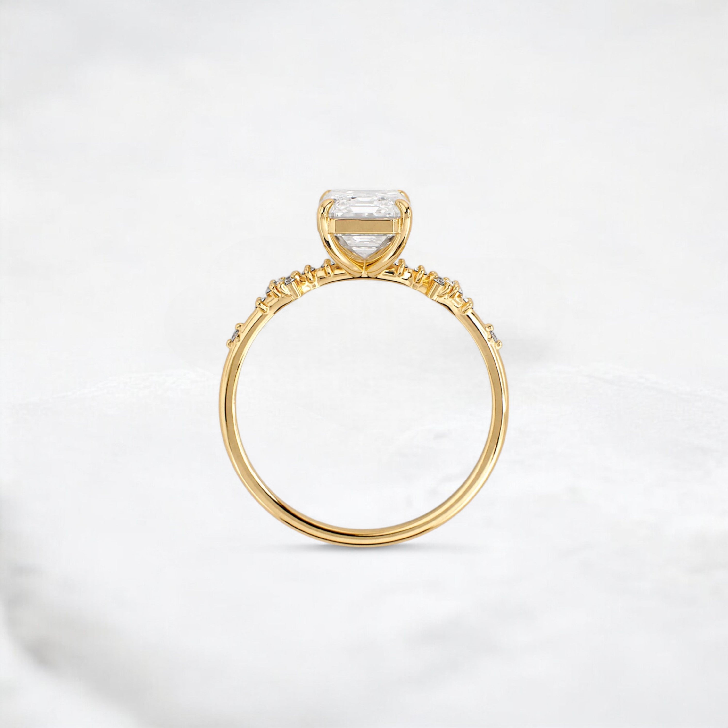 snowvine-crown-emerald-blossom-cluster-moissanite-engagement-ring-2-ct-yellow-gold-gemfora-4