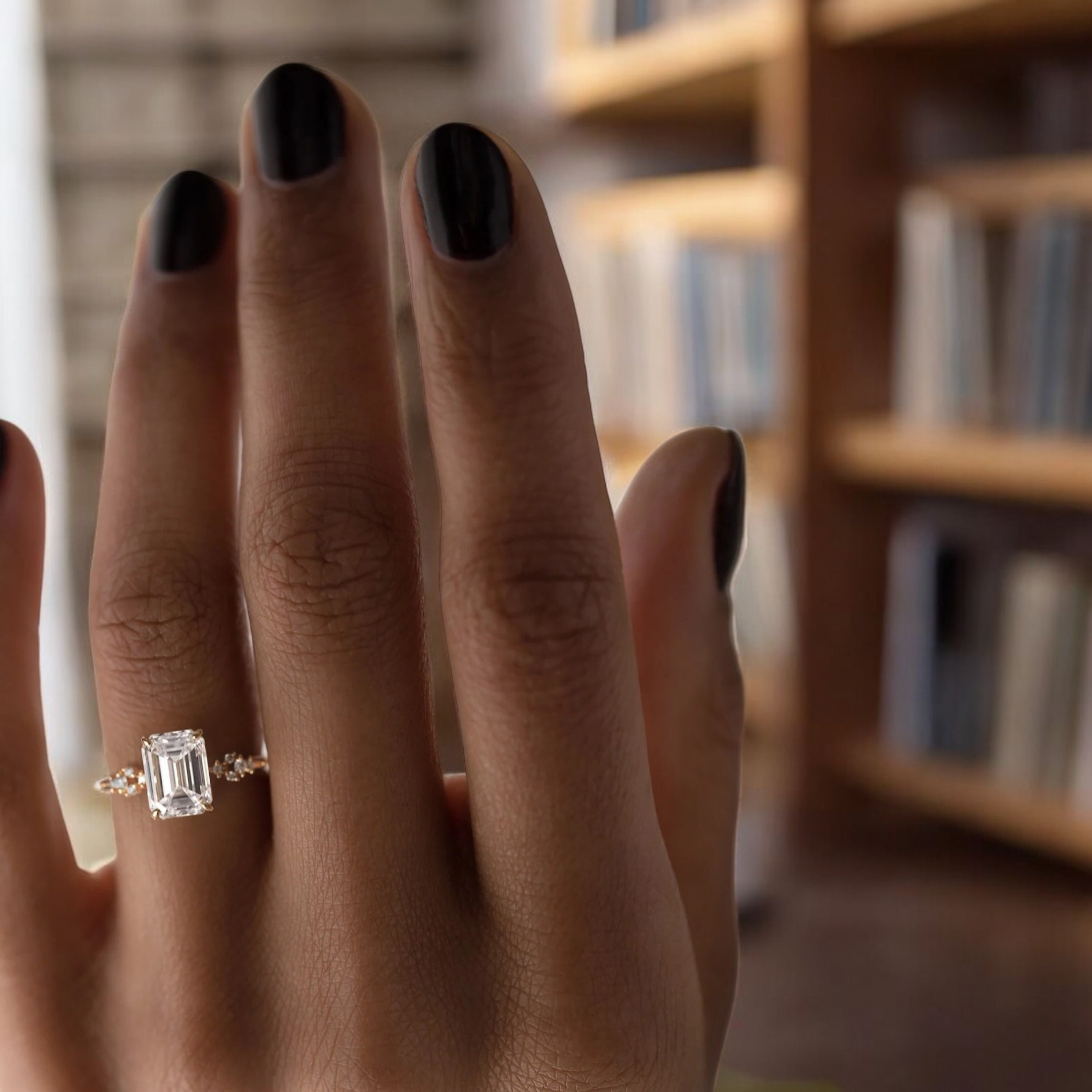 snowvine-crown-emerald-blossom-cluster-moissanite-engagement-ring-model-gemfora