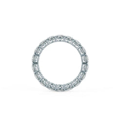 3.0mm Round Brilliant Cut Moissanite Full Eternity Wedding Band