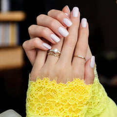 Sunlit Soul Round Moissanite Engagement Yellow Gold Ring