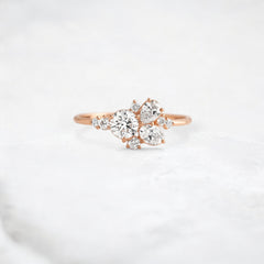 starpetal-whispers-round-cluster-love-engagement-ring-0-30-ct-rose-gold-gemfora-1