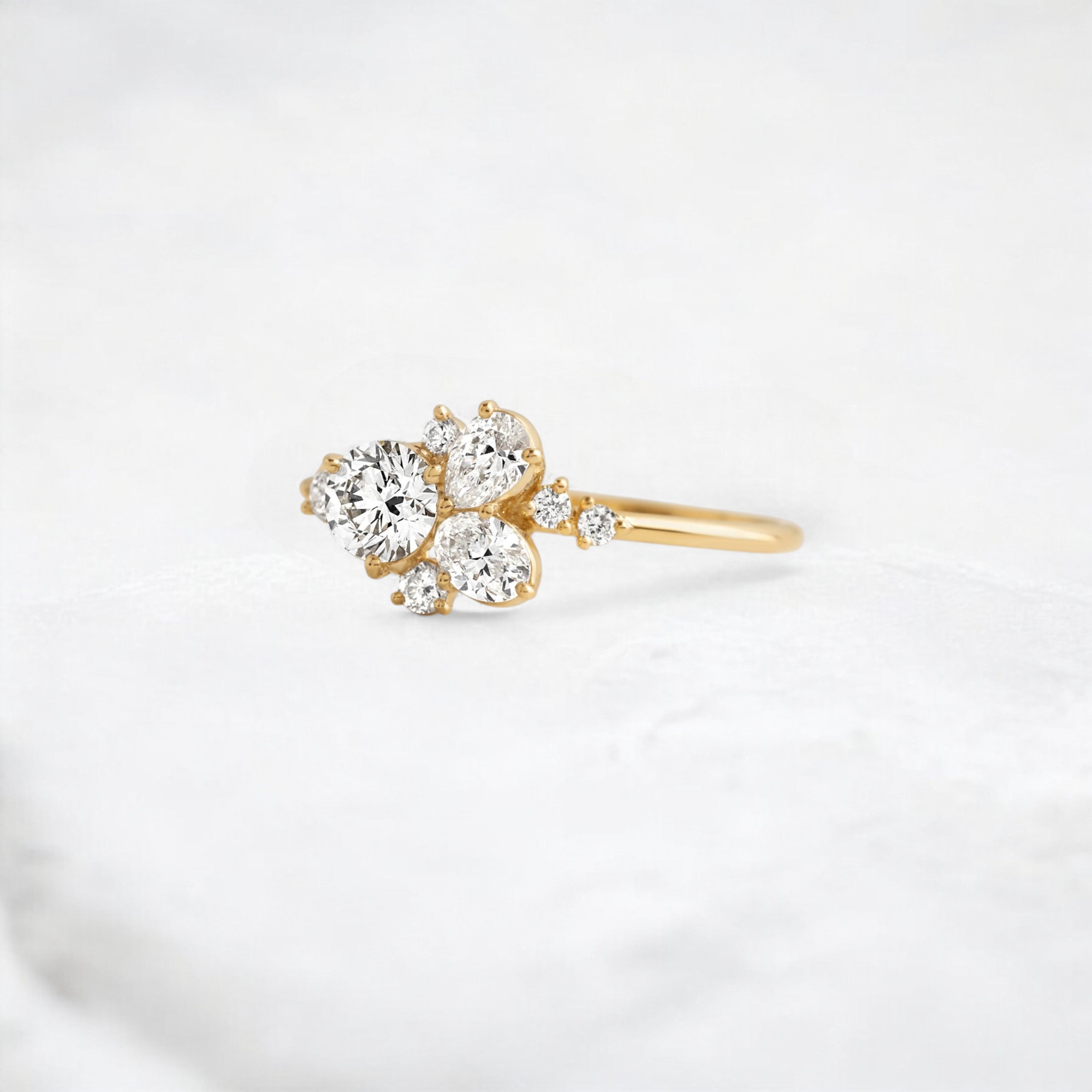 starpetal-whispers-round-cluster-love-engagement-ring-0-30-ct-yellow-gold-gemfora-3