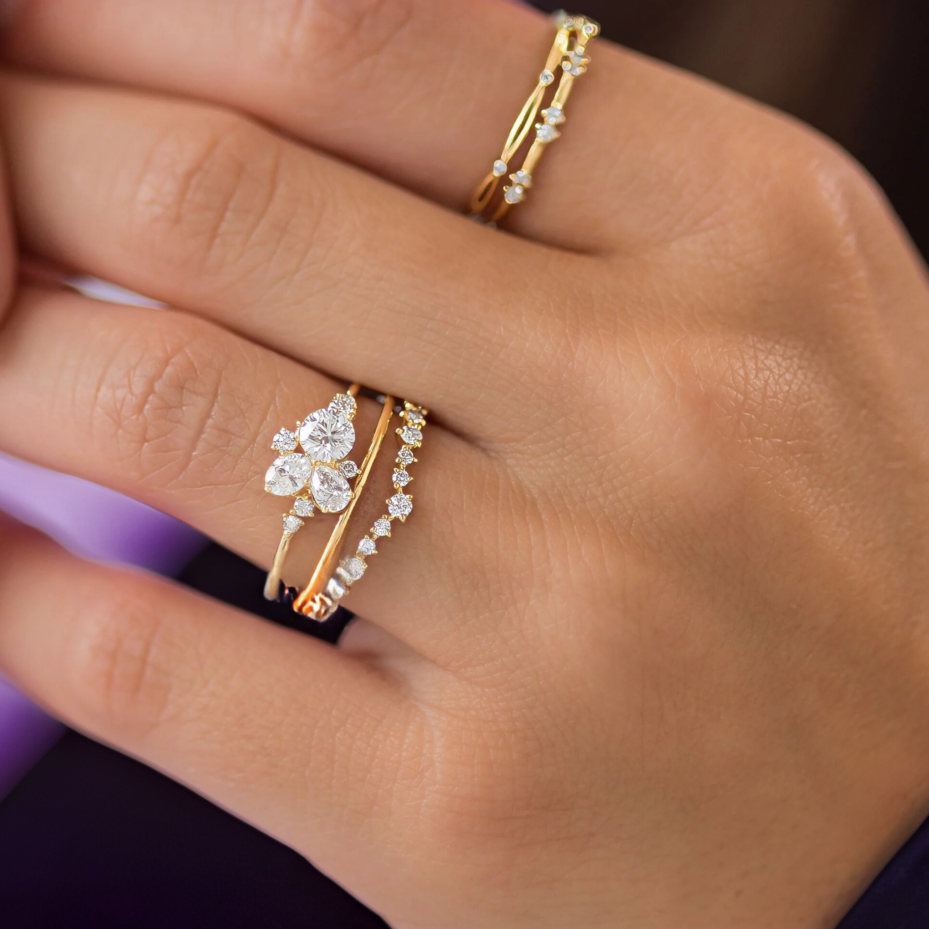 starpetal-whispers-round-cluster-love-engagement-ring-model-gemfora-2