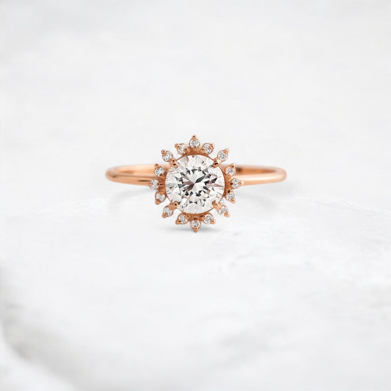 twilight-spark-radiant-round-moissanite-engagement-halo-ring-1-ct-rose-gold-gemfora-1