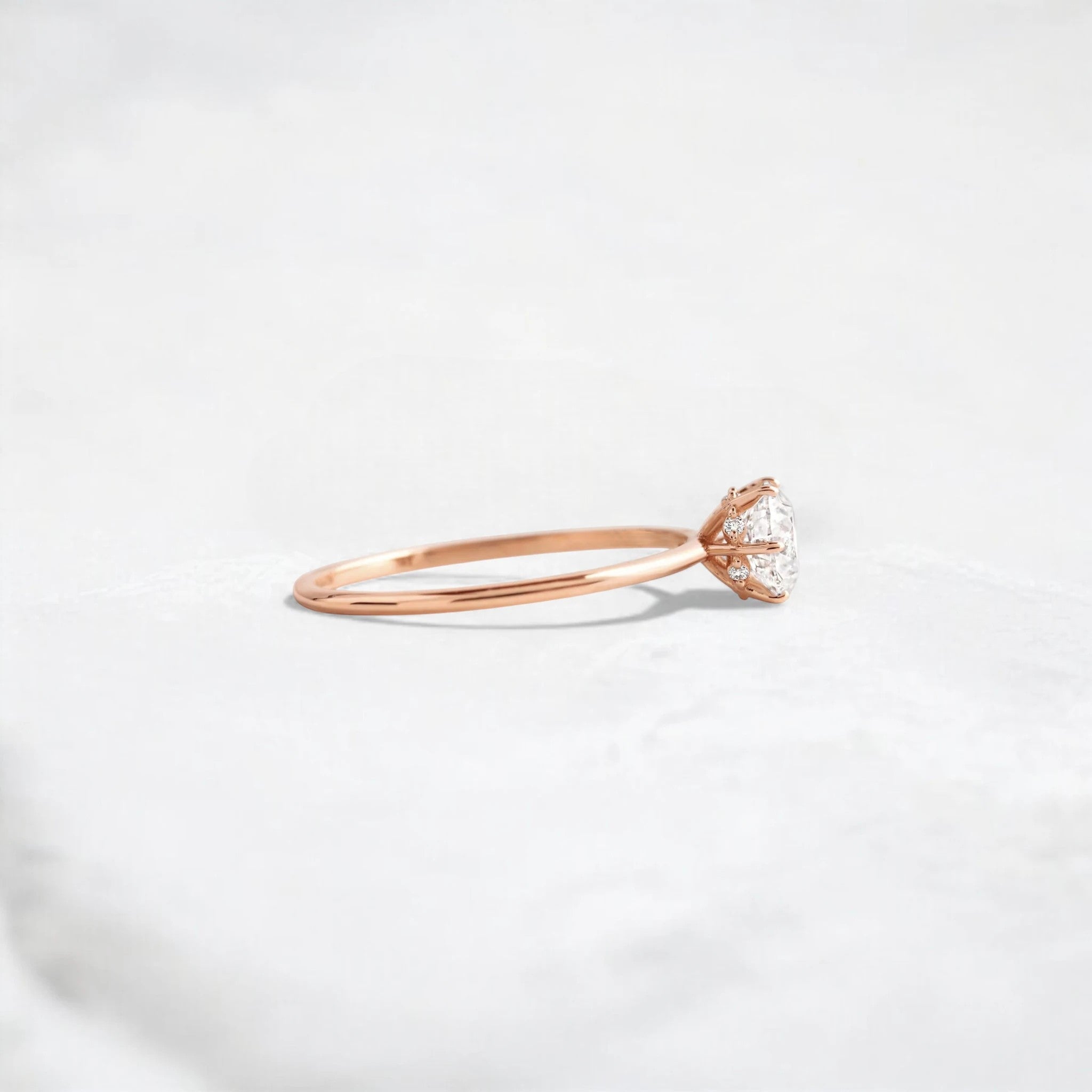 0.70ct-golden-round-cut-moissanite-diamond-engagement-ring-rose-gold-gemfora-3