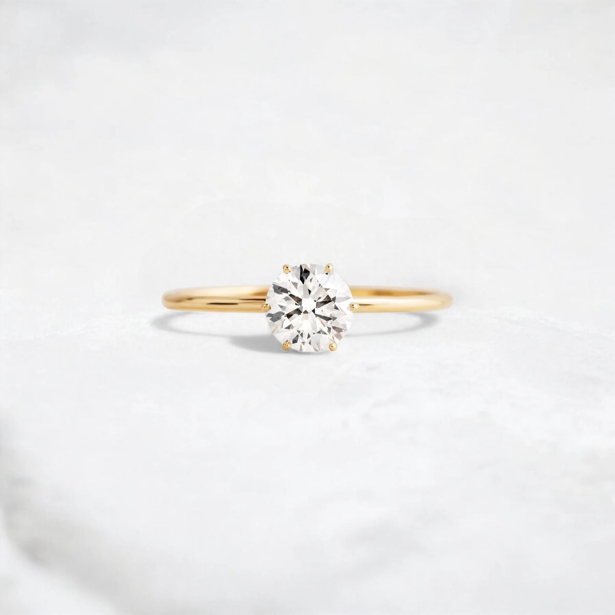 golden-promise-glow-1.0ct-round-cut-moissanite-diamond-engagement-hidden-halo-ring