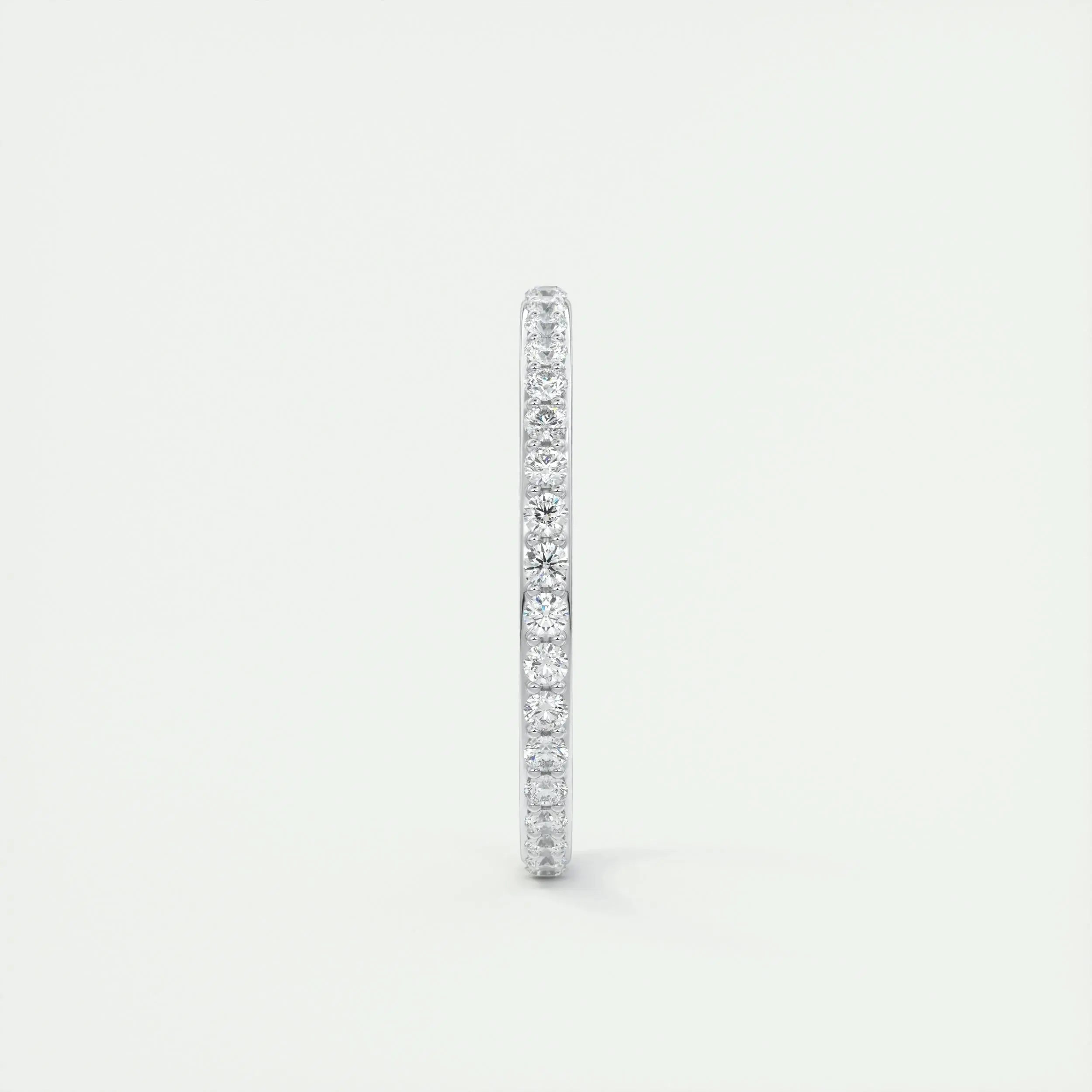 2.0mm Round EF- VVS Lab Grown Diamond Full Eternity Wedding Band