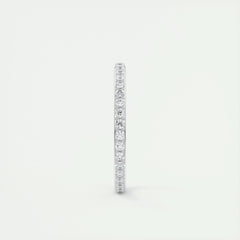 2.0mm Round EF- VVS Lab Grown Diamond Full Eternity Wedding Band