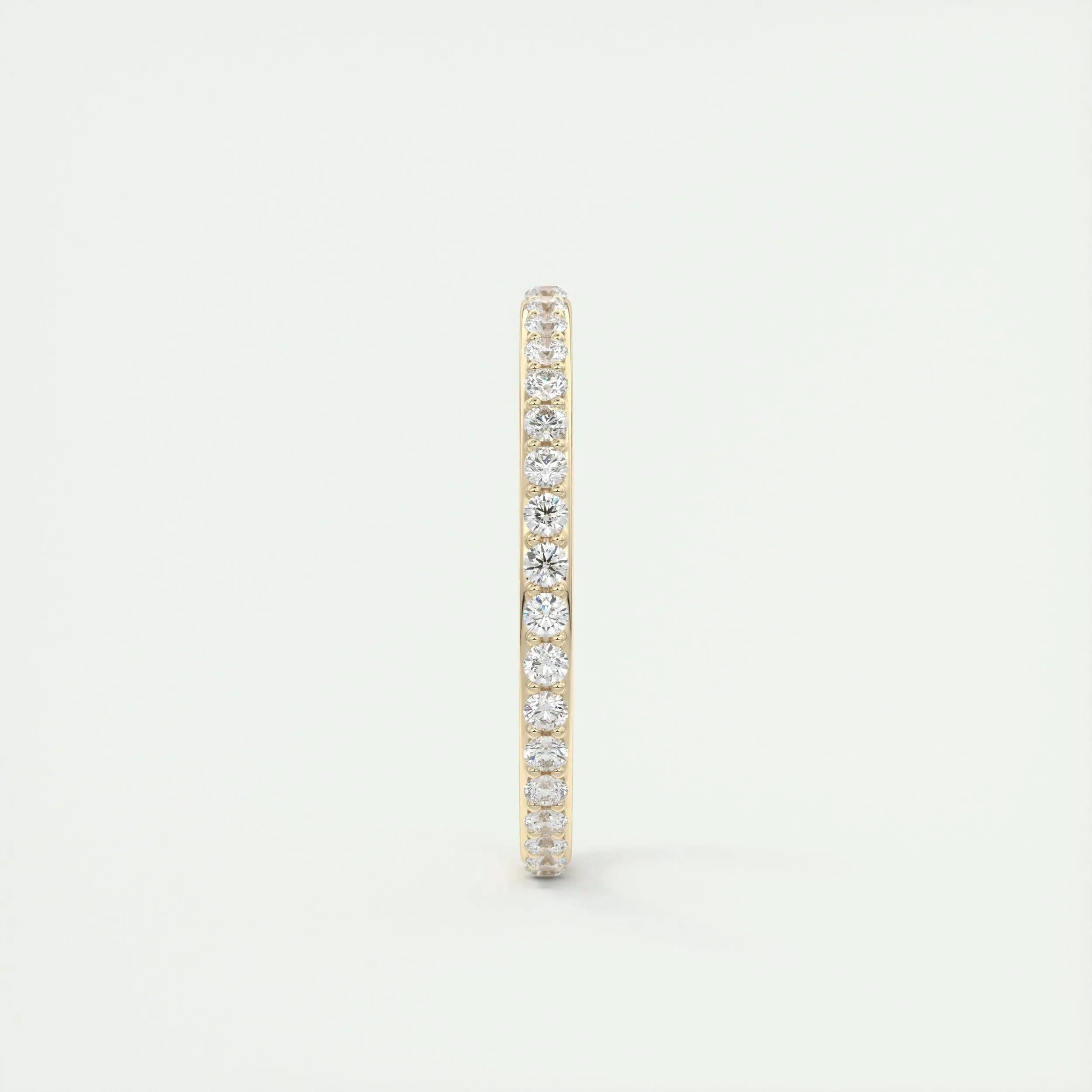 2.0mm Round EF- VVS Lab Grown Diamond Full Eternity Wedding Band