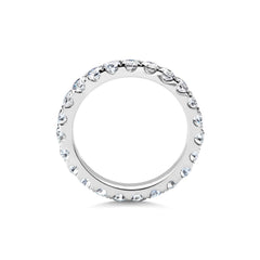 3.0mm Round Full Eternity Lab Grown Diamond Wedding Band