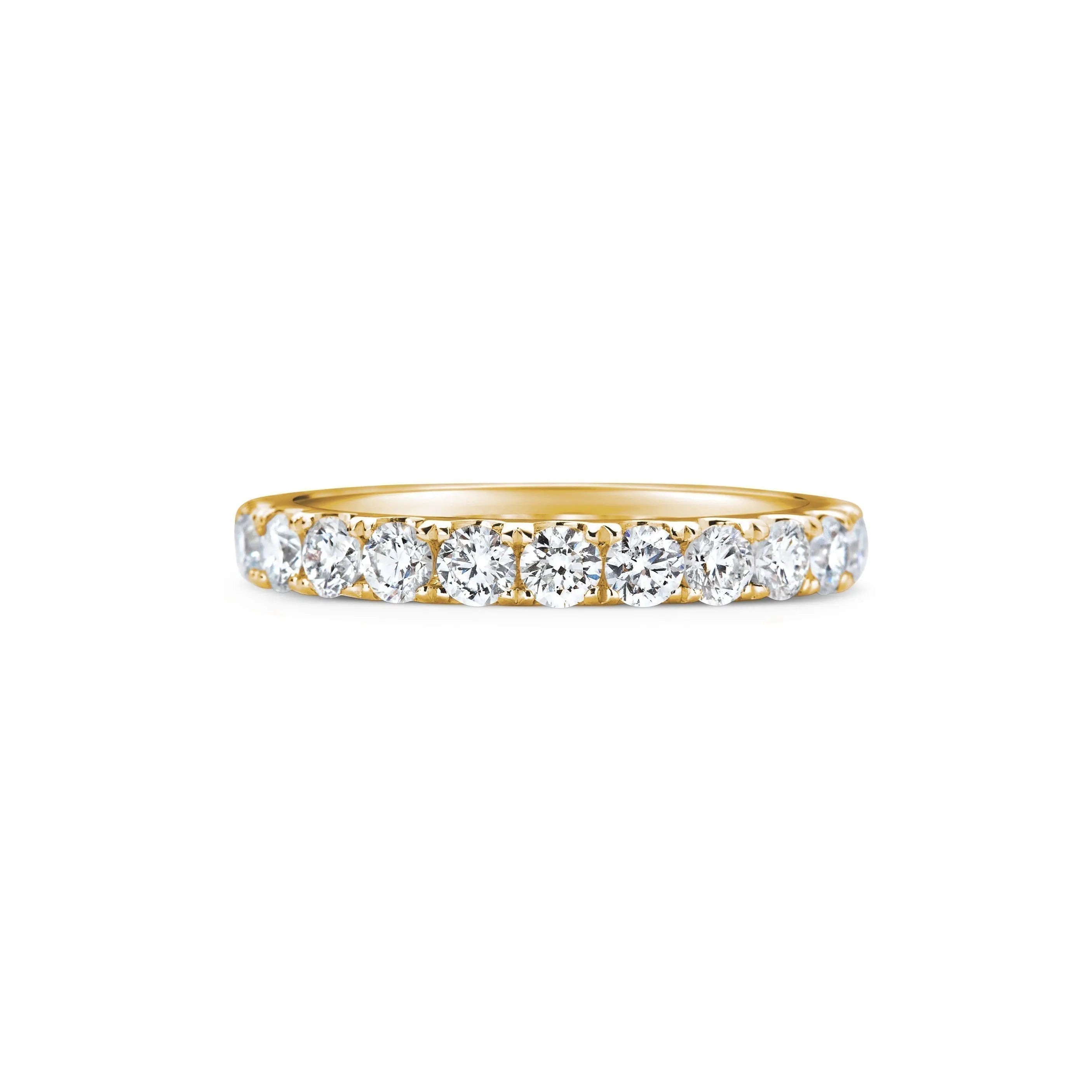 3.0mm Round Full Eternity Lab Grown Diamond Wedding Band