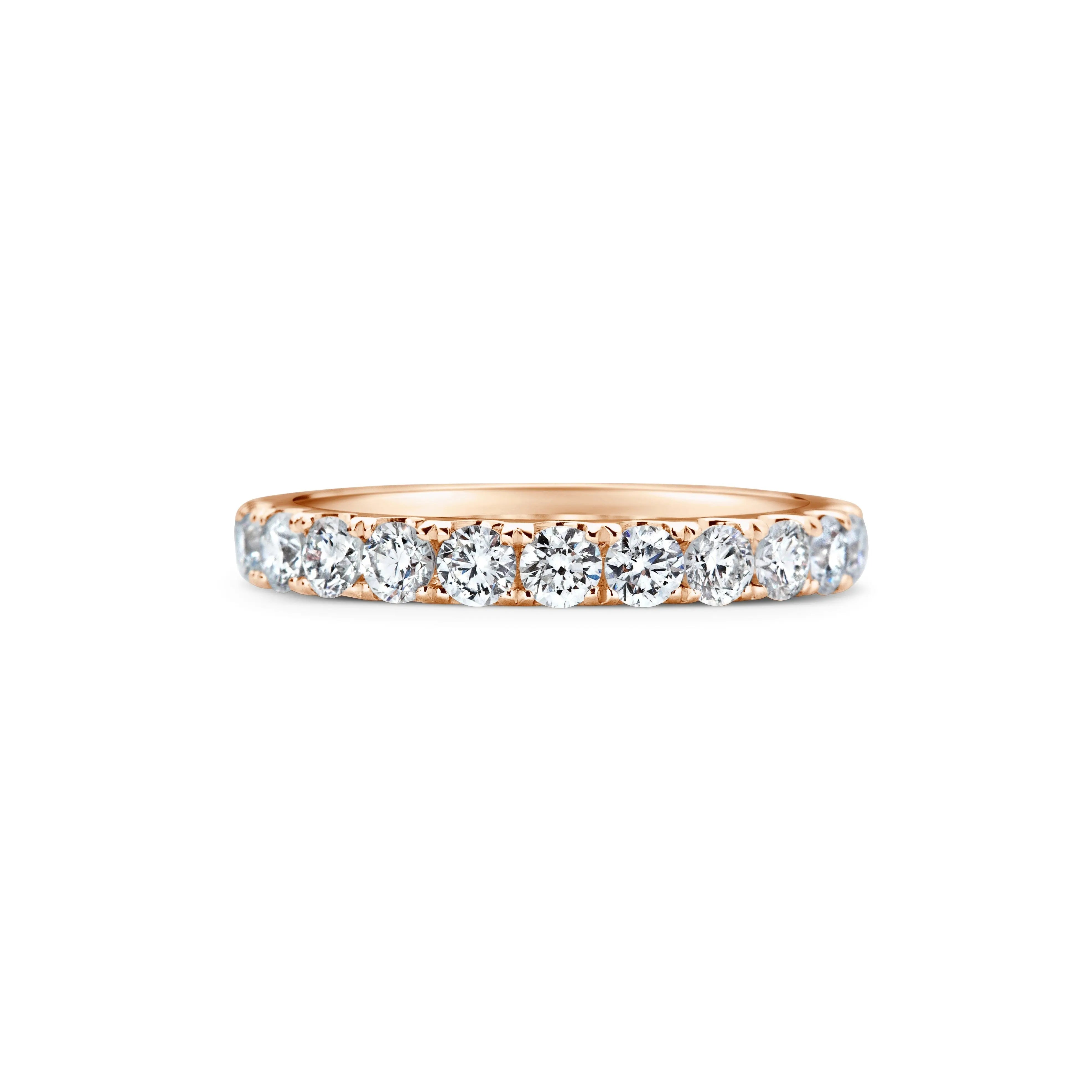 3.0mm Round Full Eternity Lab Grown Diamond Wedding Band