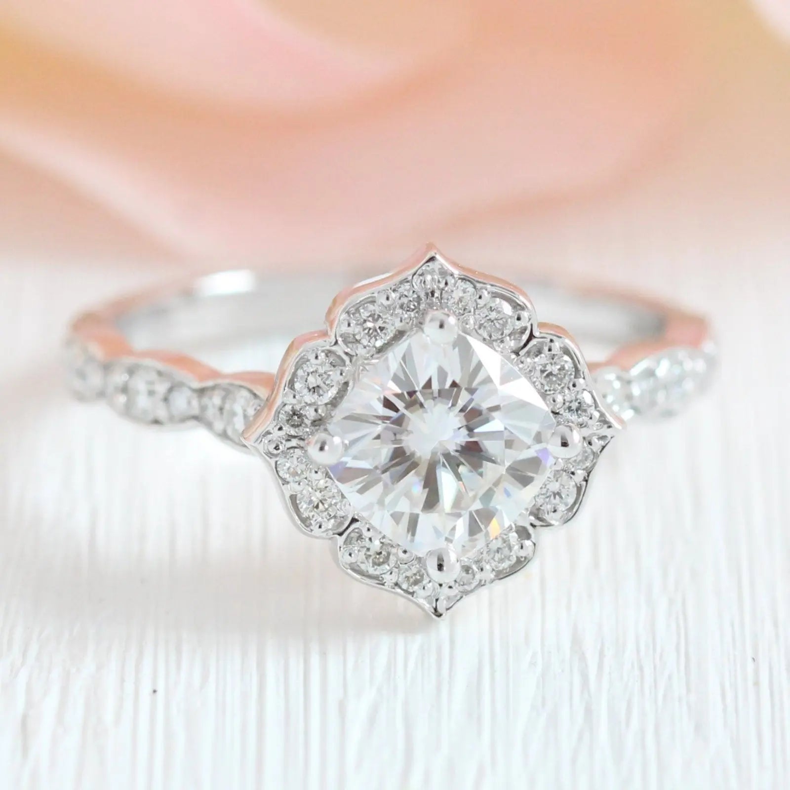 Moissanite Engagement Rings