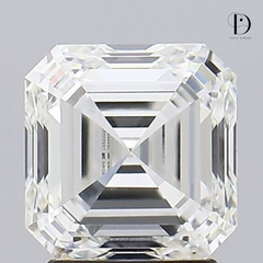 2.53CT Asscher Cut Lab-Grown Diamond