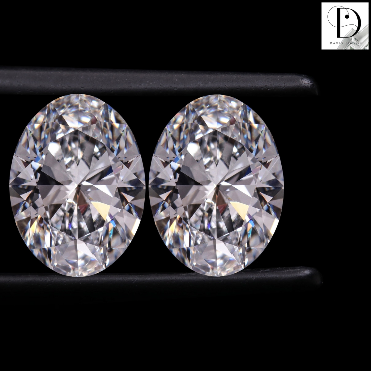 0.20CT Oval Cut Lab-Grown Diamond Pair