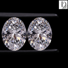0.20CT Oval Cut Lab-Grown Diamond Pair