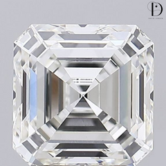 3.50CT Asscher Cut Lab-Grown Diamond