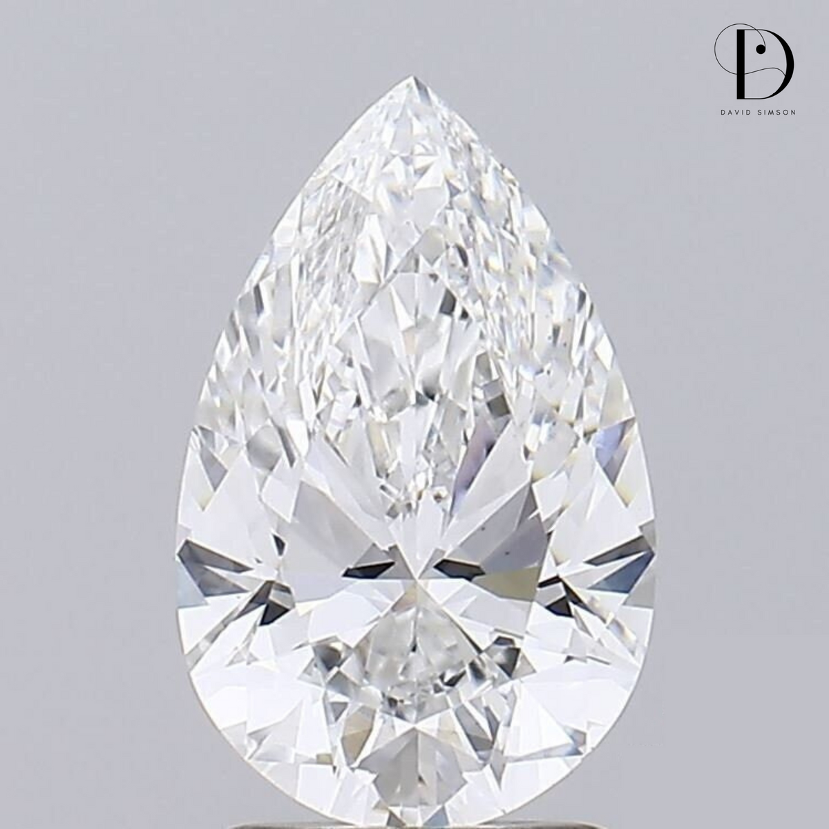 2.11CT Pear Cut Lab-Grown Diamond