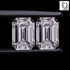 0.20CT Emerald Cut Lab-Grown Diamond Pair