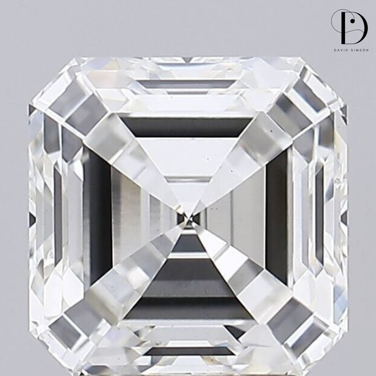 2.87CT Asscher Cut Lab-Grown Diamond