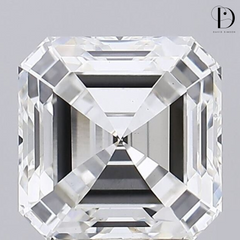 2.87CT Asscher Cut Lab-Grown Diamond