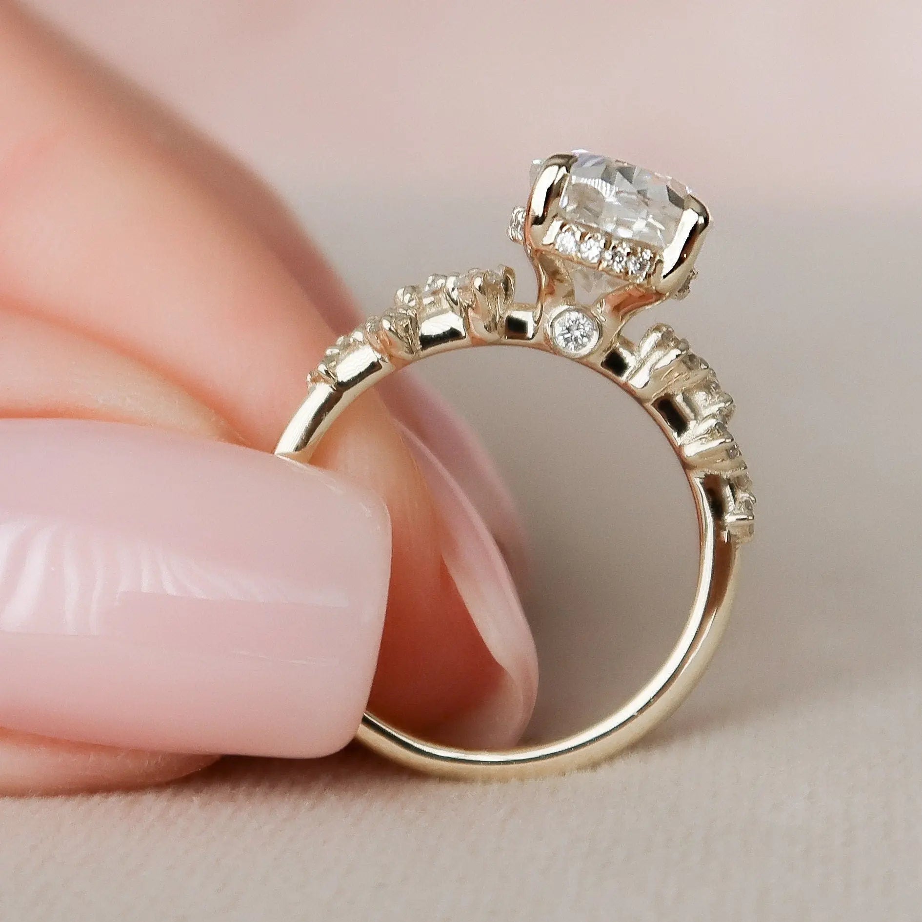 2-ct-oval-cut-lab-grown-diamond-unique-cluster-engagement-ring-gemfora