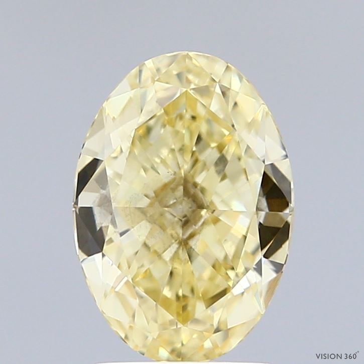 OV  CT Fancy Yellow VS2 Lab Grown Diamond